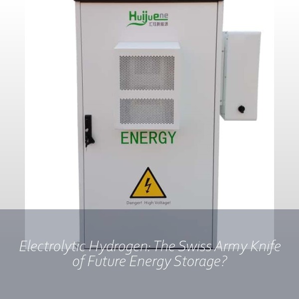 Electrolytic Hydrogen: The Swiss Army Knife of Future Energy Storage?